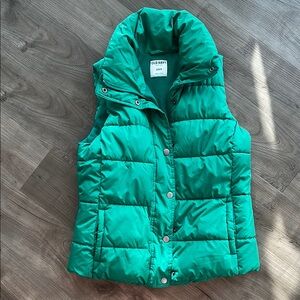 Old Navy Teal Quilted Vest